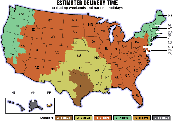 Estimated Delivery Time