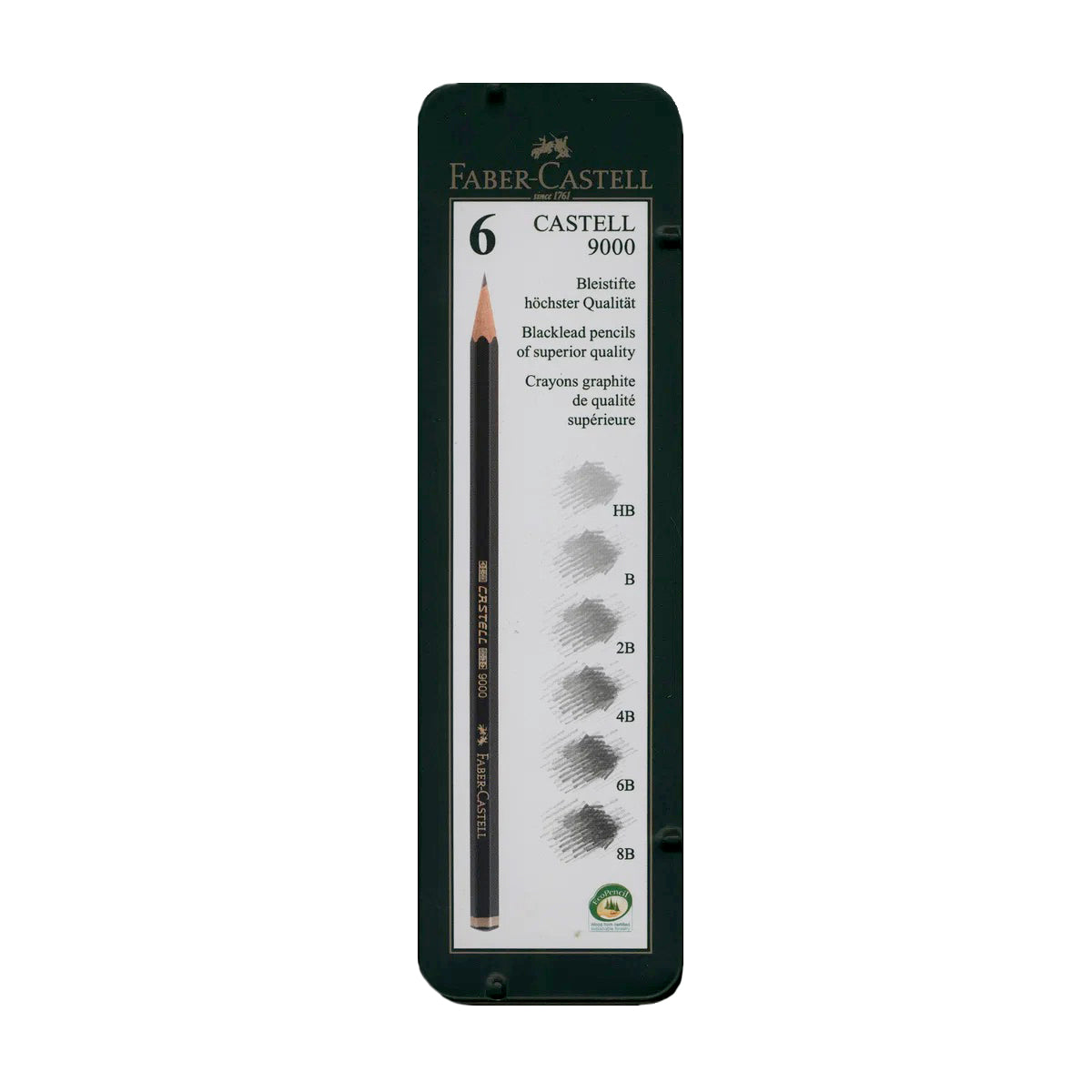 Graphite Levels Set Faber-Castell 9000 Graphite Sketch Pencil Sets - 4 Variations