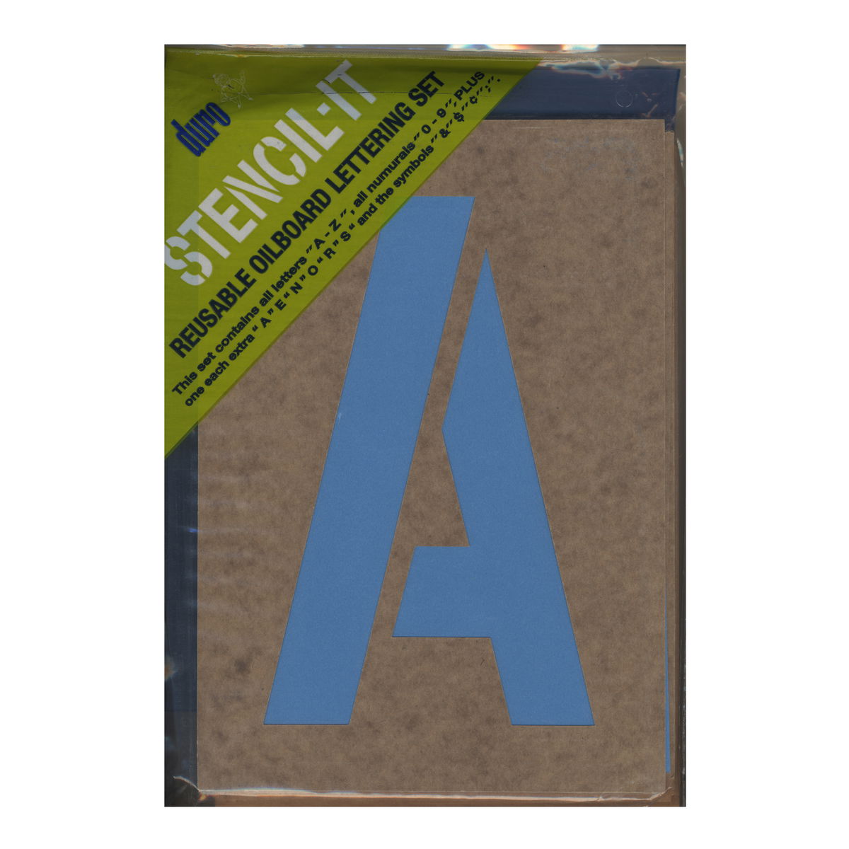Duro Lettering Duro Stencil-It Reusable Oilboard Lettering Sets - 11 Variations