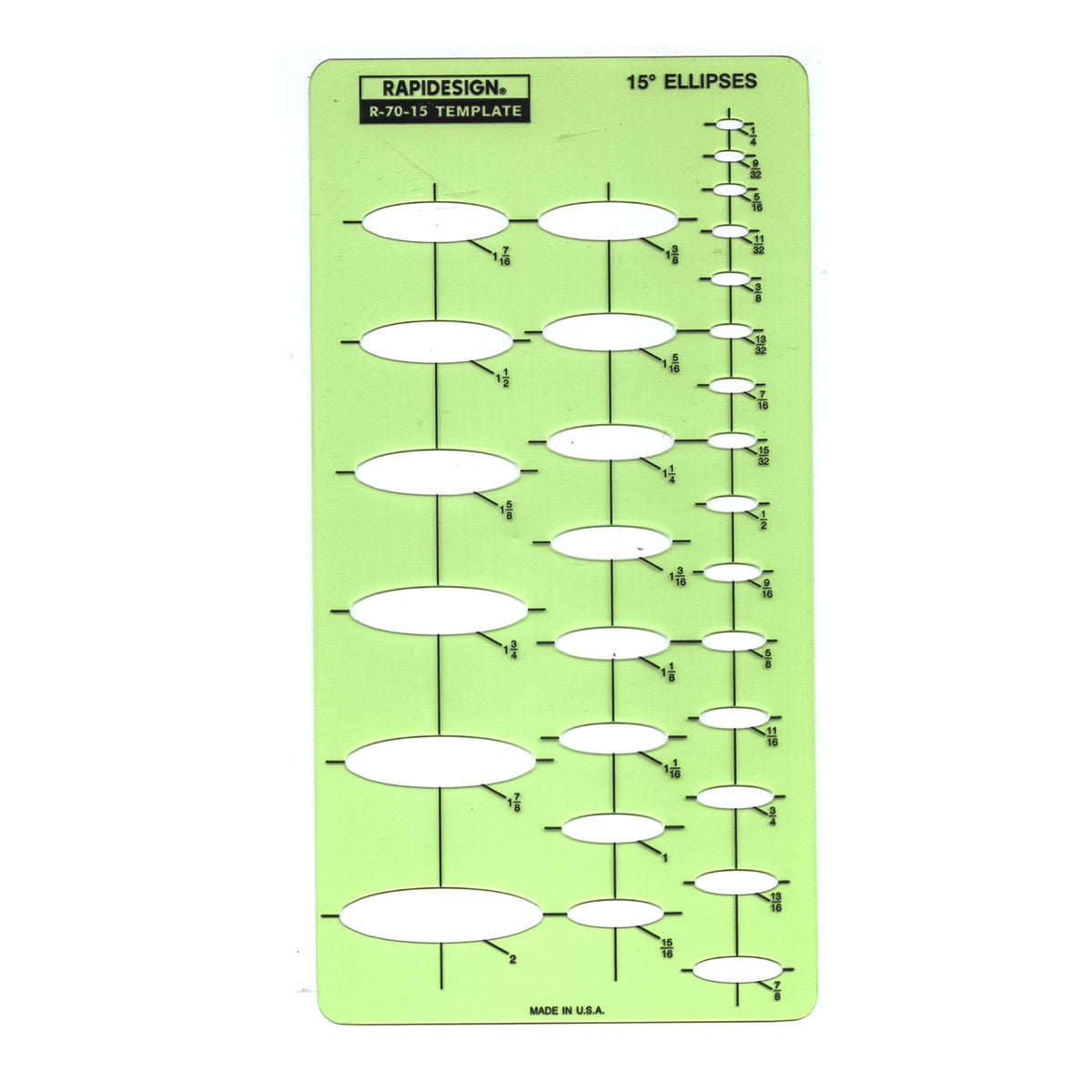 Rapidesign Ellipses Drafting Templates - 11 Variations